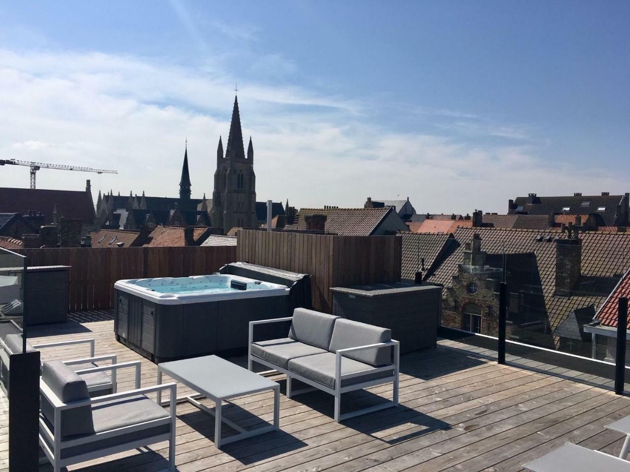 Luxurious Apartment In Nieuwpoort With Jacuzzi Esterno foto